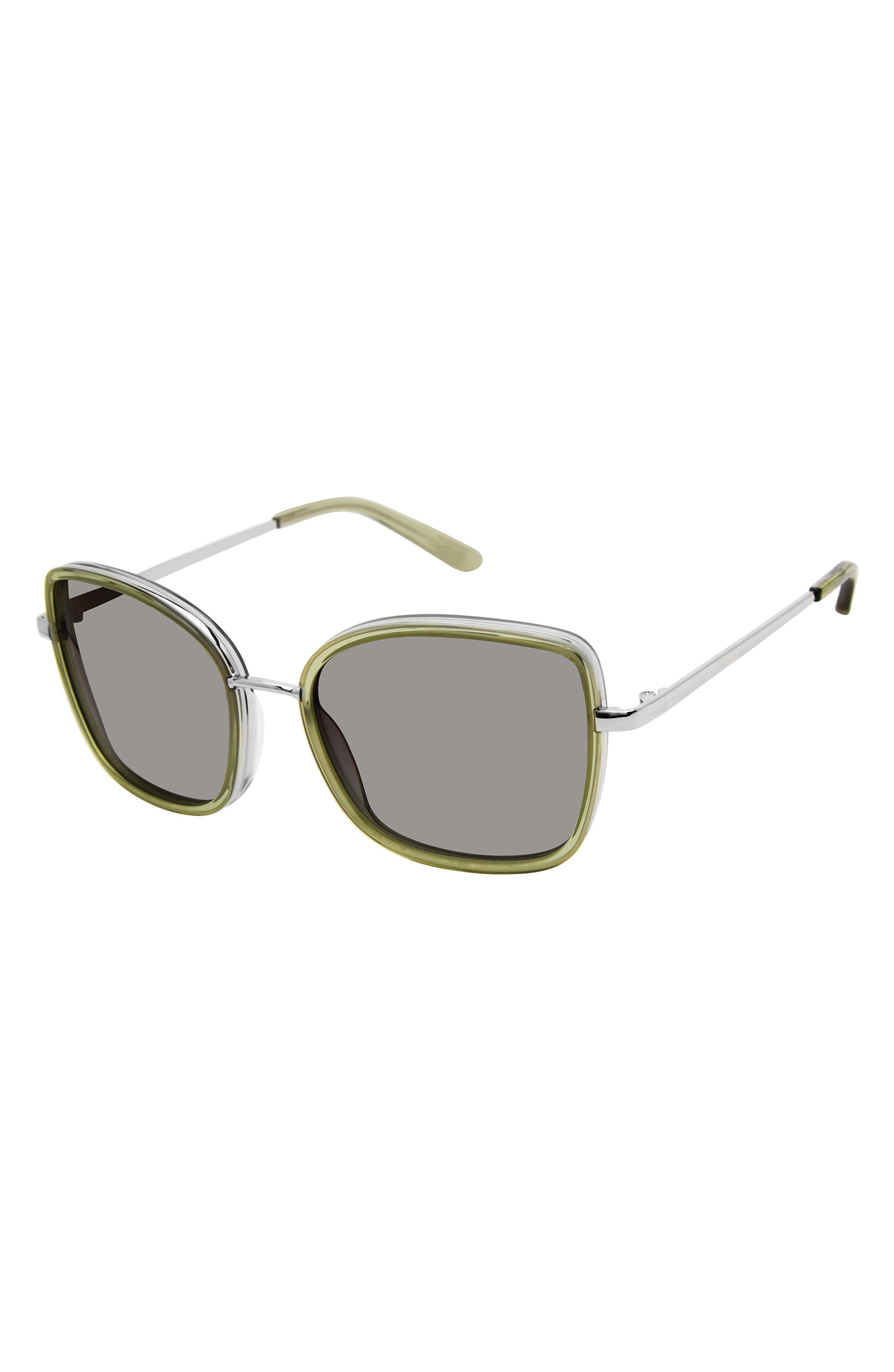 Isaac Mizrahi New York 55mm Square Sunglasses