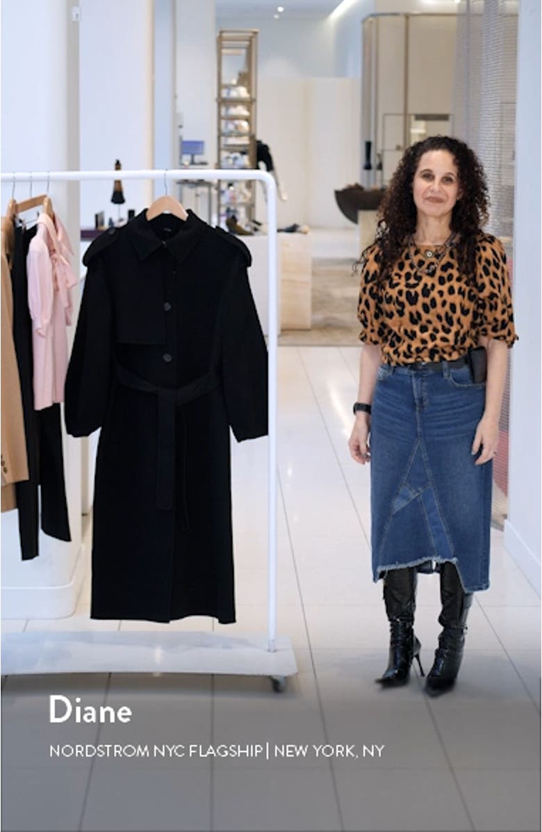 Ceyla Double Face Wool Coat, sales video thumbnail