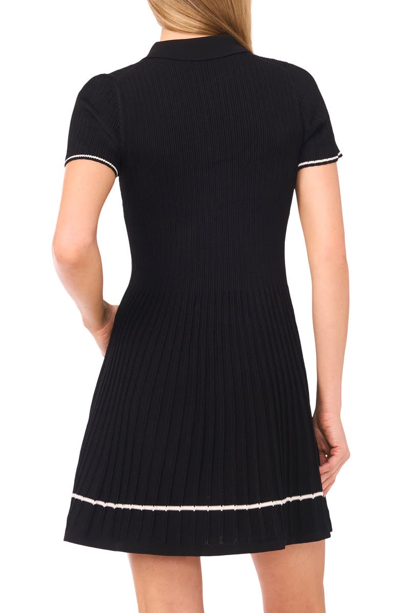 Ted Baker Sally Polo Minidress, Alternate, color, Rich Black