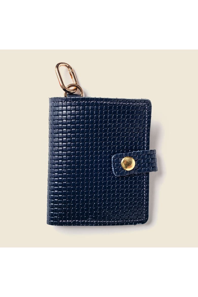 Wallet with Snap and Key Ring, Main, color, Navy Limited Edition