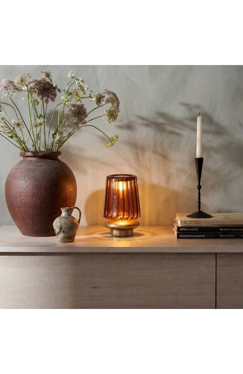 Storied Home LED Table Lamp with Touch Sensor, Alternate, color, Yellow