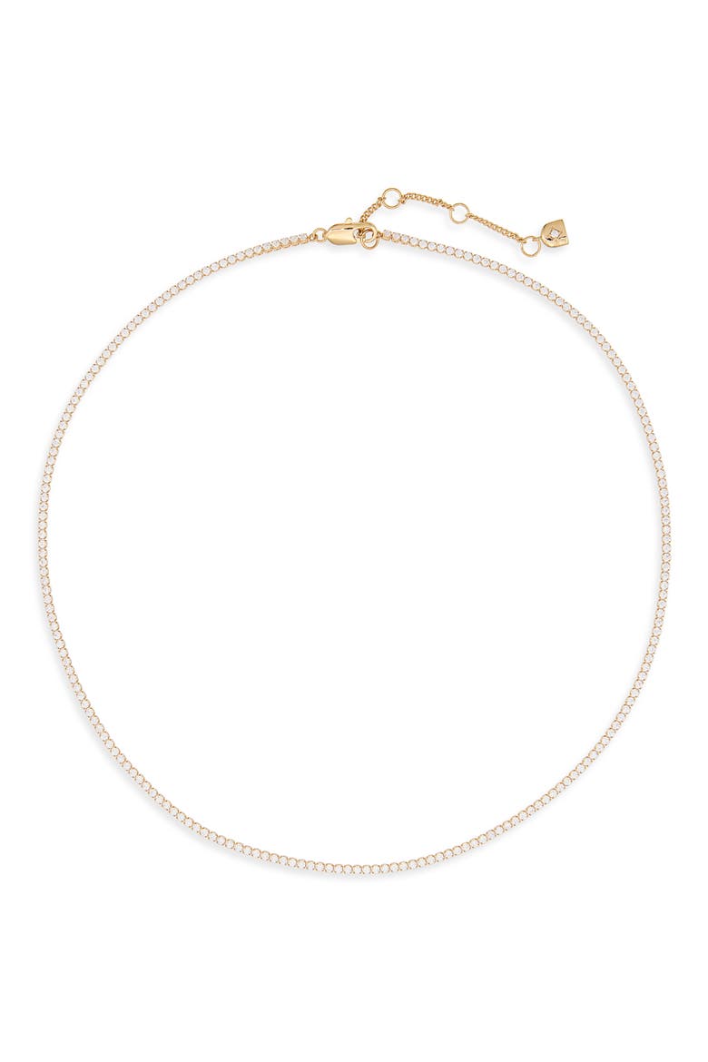 Tennis Chain Necklace, Main, color, GOLD