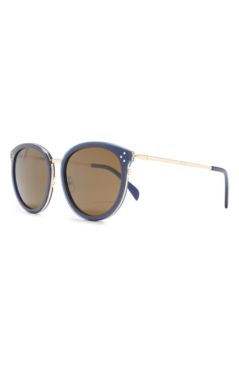CELINE 56mm Round Sunglasses, Alternate, color,