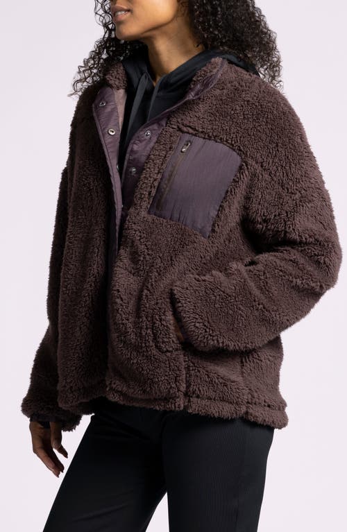 Thread & Supply Kimble Fleece Jacket In Brown