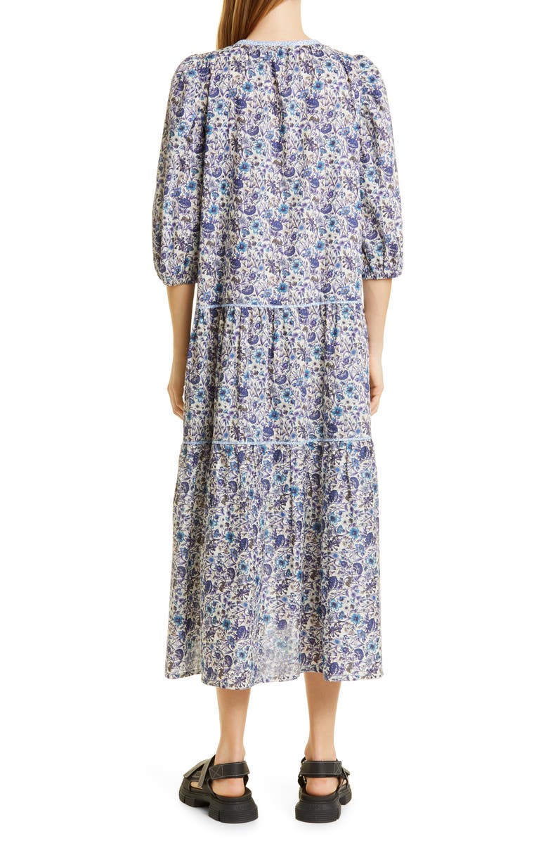 Birgitte Herskind July Liberty Organic Cotton Shift Dress, Alternate, color, 
