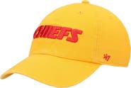 '47 Men's '47 Gold Kansas City Chiefs Clean Up Script Adjustable Hat