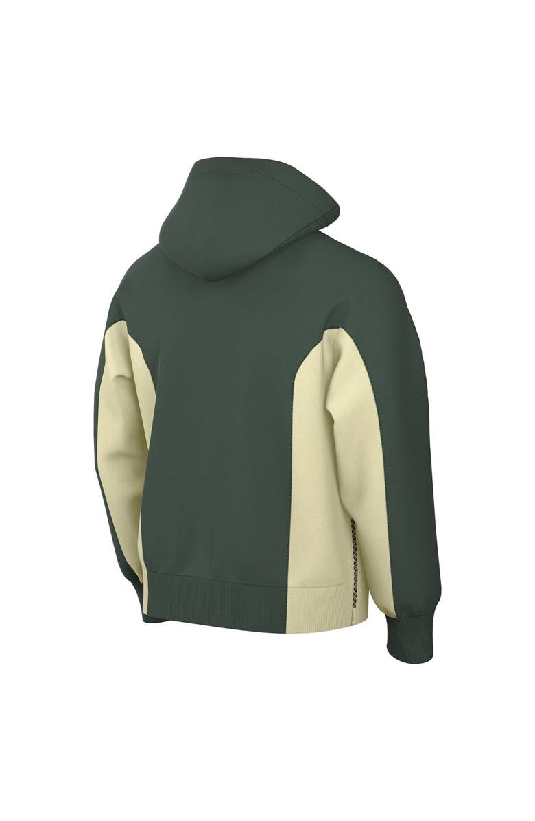 Nike Men's Nike Hunter Green Milwaukee Bucks 2023/24 Authentic Showtime Full-Zip Hoodie, Alternate, color, Hunter Green