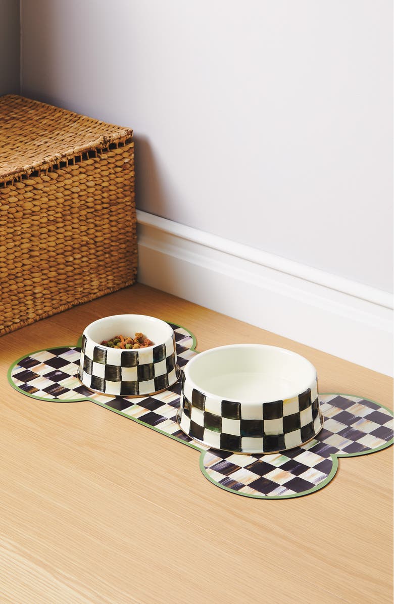 MACKENZIE CHILDS Courtly Check Pup Placemat, Alternate, color, Courtly