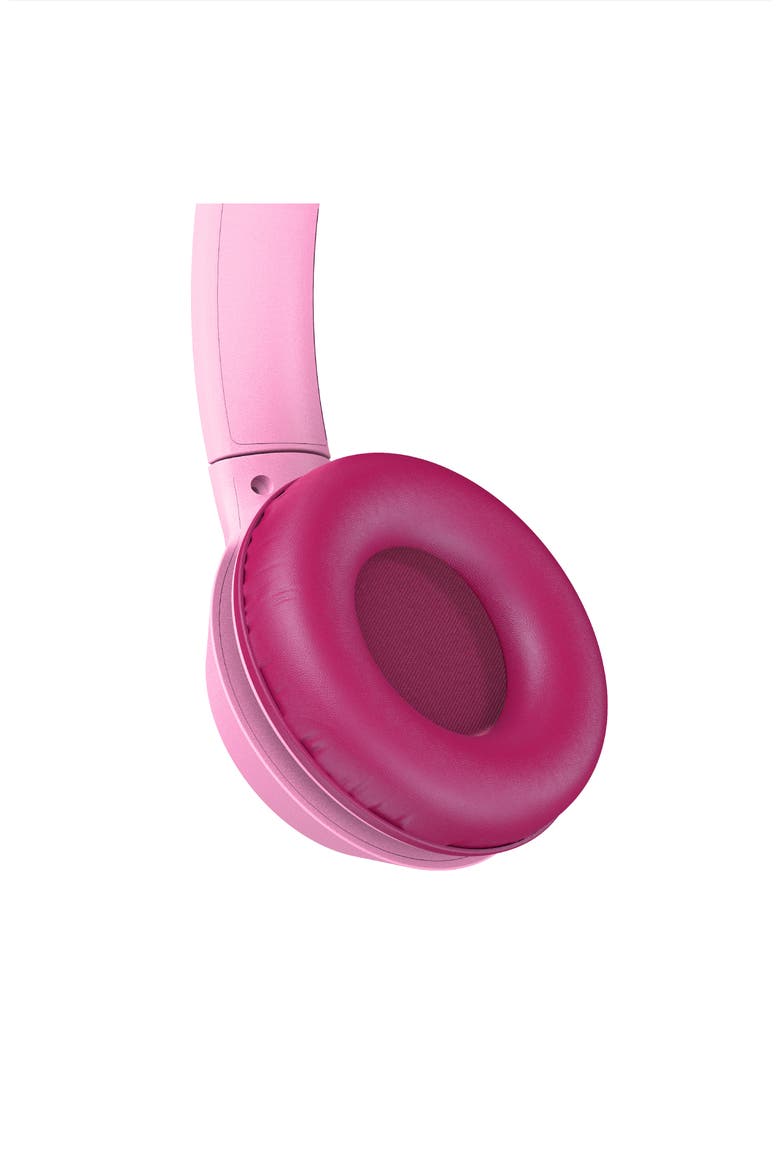KidJamz KJ45BT Bluetooth Wireless Headphones for Kids, Alternate, color, Pink
