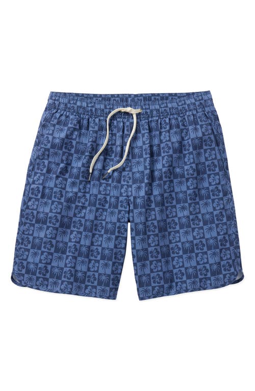 Fair Harbor The Anchor Swim Trunks In Blue