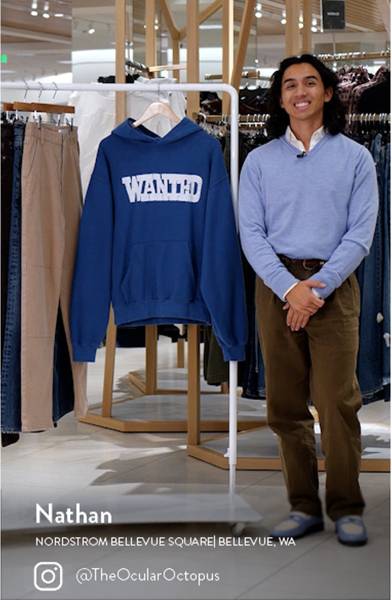 Wanted Graphic Hoodie, sales video thumbnail