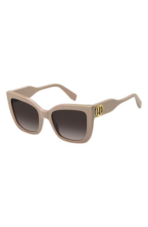 Marc Jacobs 54mm Gradient Cat Eye Sunglasses In Brown