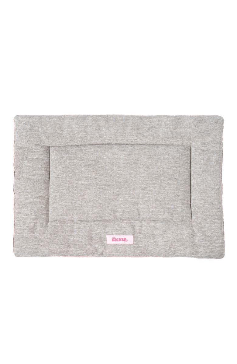 The Licker Store Flora Extra Large Classic Cottage Linen/Plush Ultra Soft Reversible Pet Bed
Crate Mat with Washable Cover, Alternate, color, Pink/Gray
