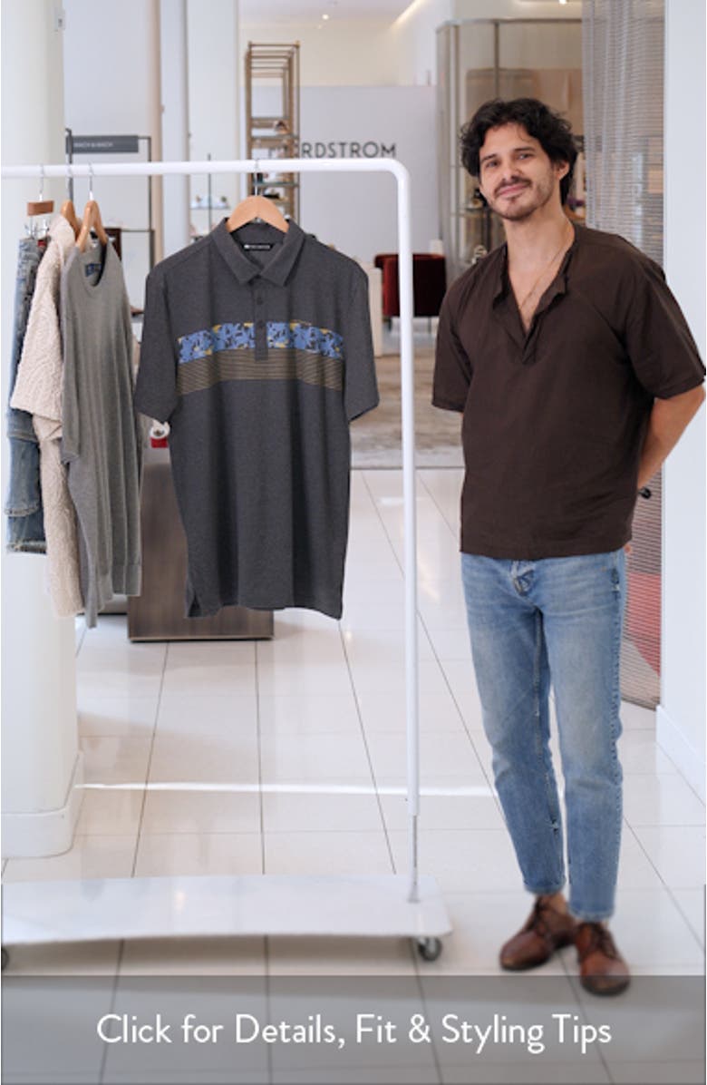 Midnight Train Chest Stripe Polo, sales video thumbnail