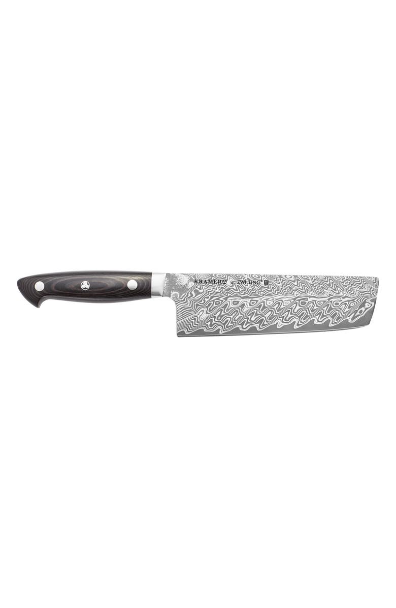 ZWILLING Bob Kramer Euroline Damascus Collection 6.5-inch Nakiri Knife, Main, color, Stainless Steel