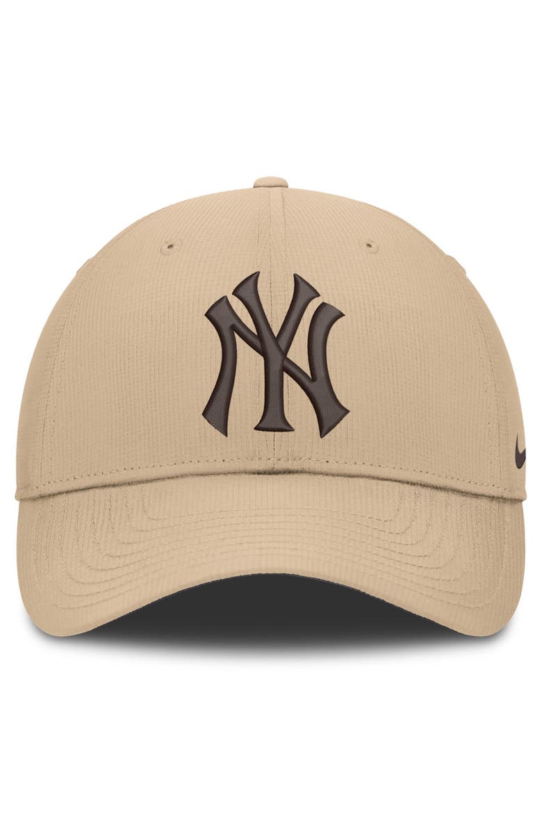 Men's Nike  Khaki New York Yankees Desert Ripstop Club Adjustable Hat, Alternate, color, Khaki
