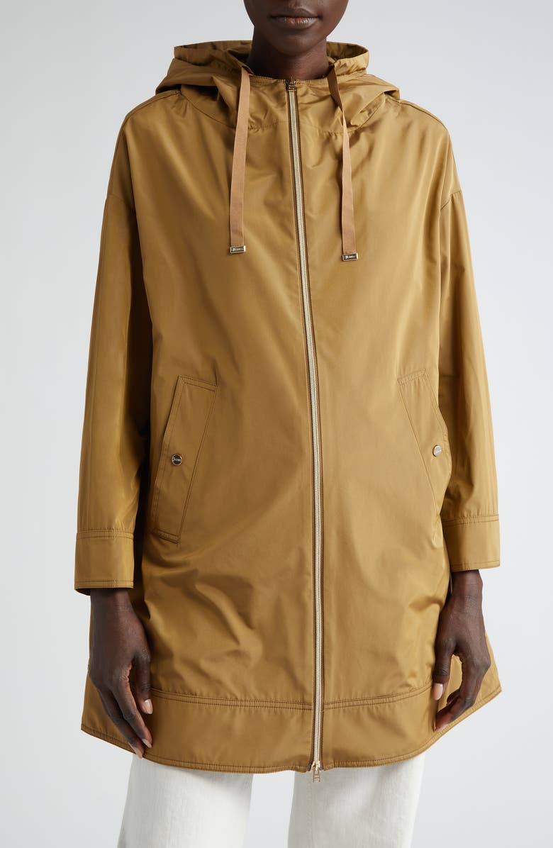 Herno Techno Taffeta A-Line Parka, Main, color, 