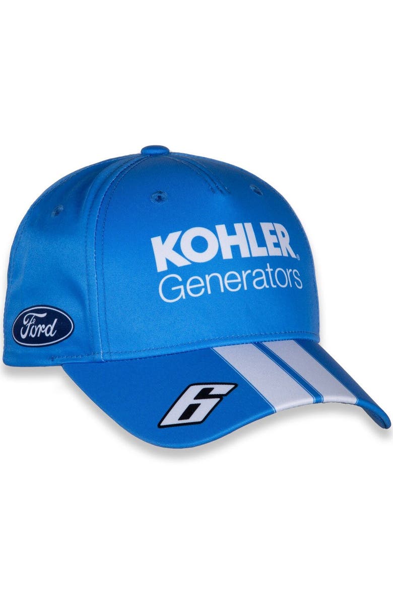 RFK Racing Men's RFK Racing Light Blue/White Brad Keselowski Uniform Adjustable Hat, Alternate, color, Light Blue