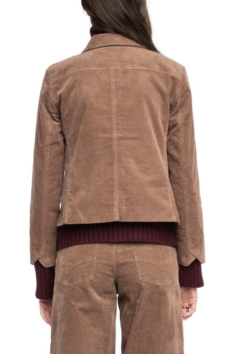 Zadig & Voltaire Liam Corduroy Jacket, Alternate, color, Wood