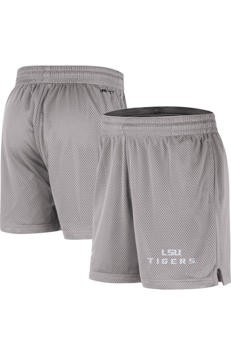Nike Men's Nike Gray LSU Tigers Mesh Performance Shorts, Main, color, 