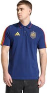 adidas Men's adidas  Navy Spain National Team FIFA x World Cup Alphaskin Polo