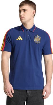 adidas Men's adidas  Navy Spain National Team FIFA x World Cup Alphaskin Polo