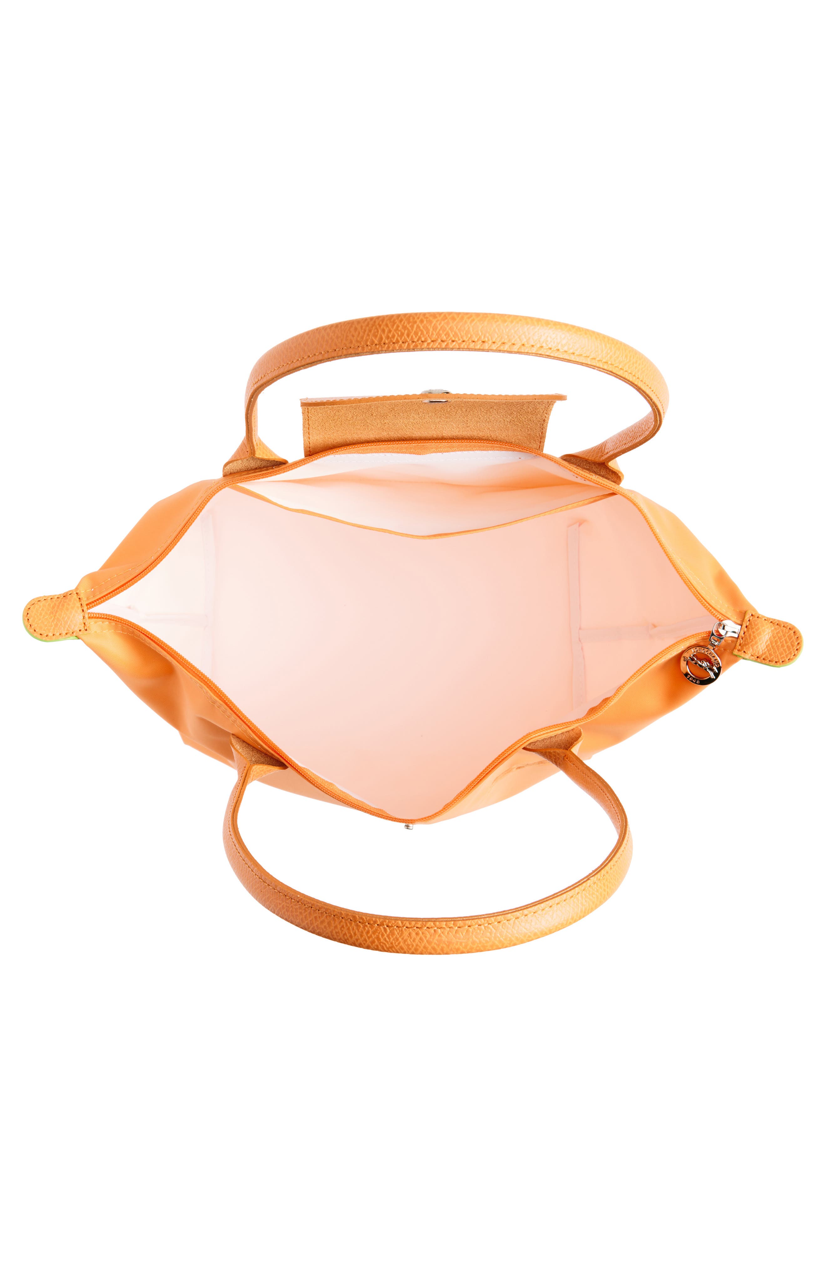 Longchamp Medium Le Pliage Recycled Canvas Shoulder Tote Bag, Alternate, color, Orange
