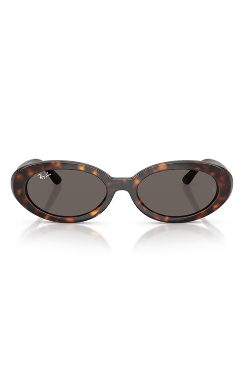 54mm Oval Sunglasses