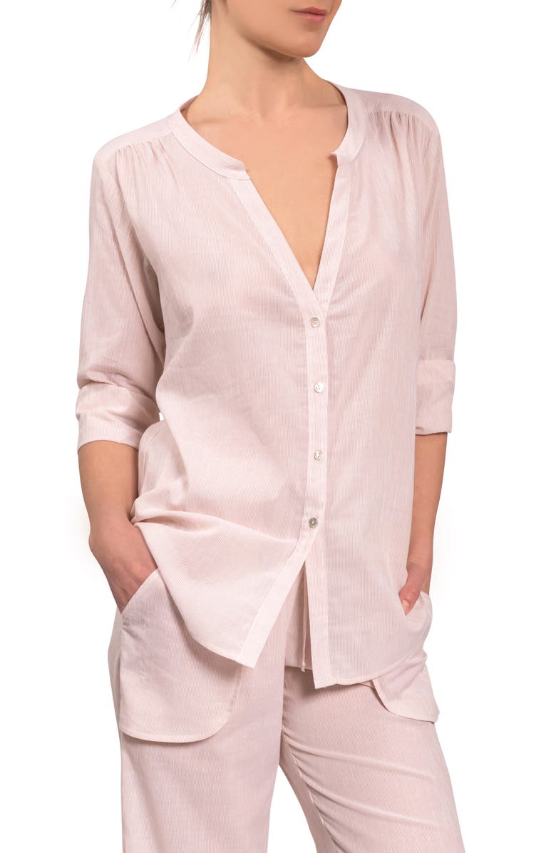 Everyday Ritual Jamie/Simone Pajamas, Alternate, color, Wheat