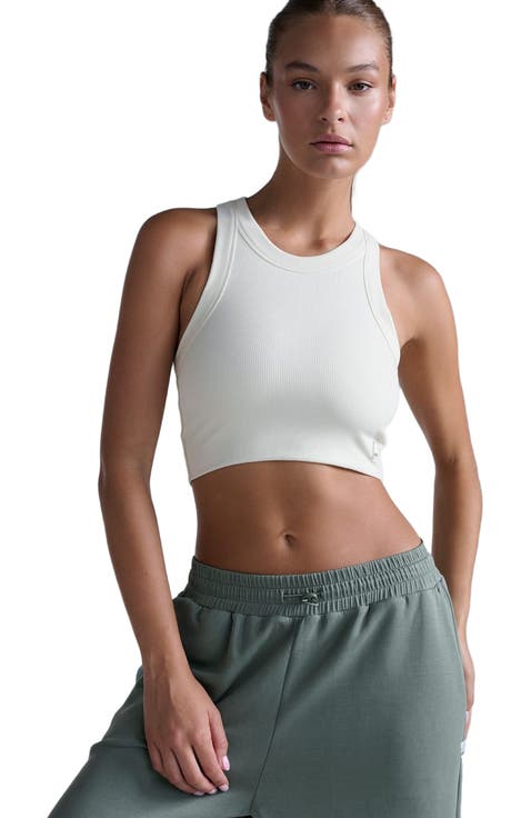 Fluid Tencel Rib Crop Tank