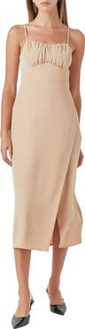 Endless Rose Ruched Bust Midi Dress