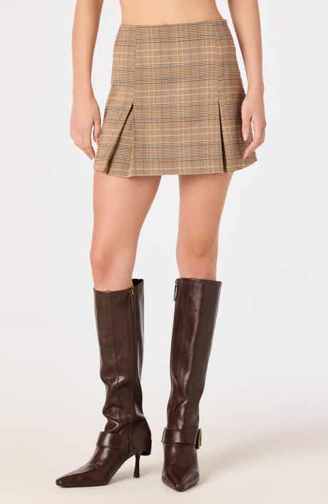 Juley Plaid Miniskirt