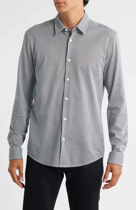 BOSS Roan Stretch Corduroy Button-Up Shirt