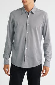 BOSS Roan Stretch Corduroy Button-Up Shirt
