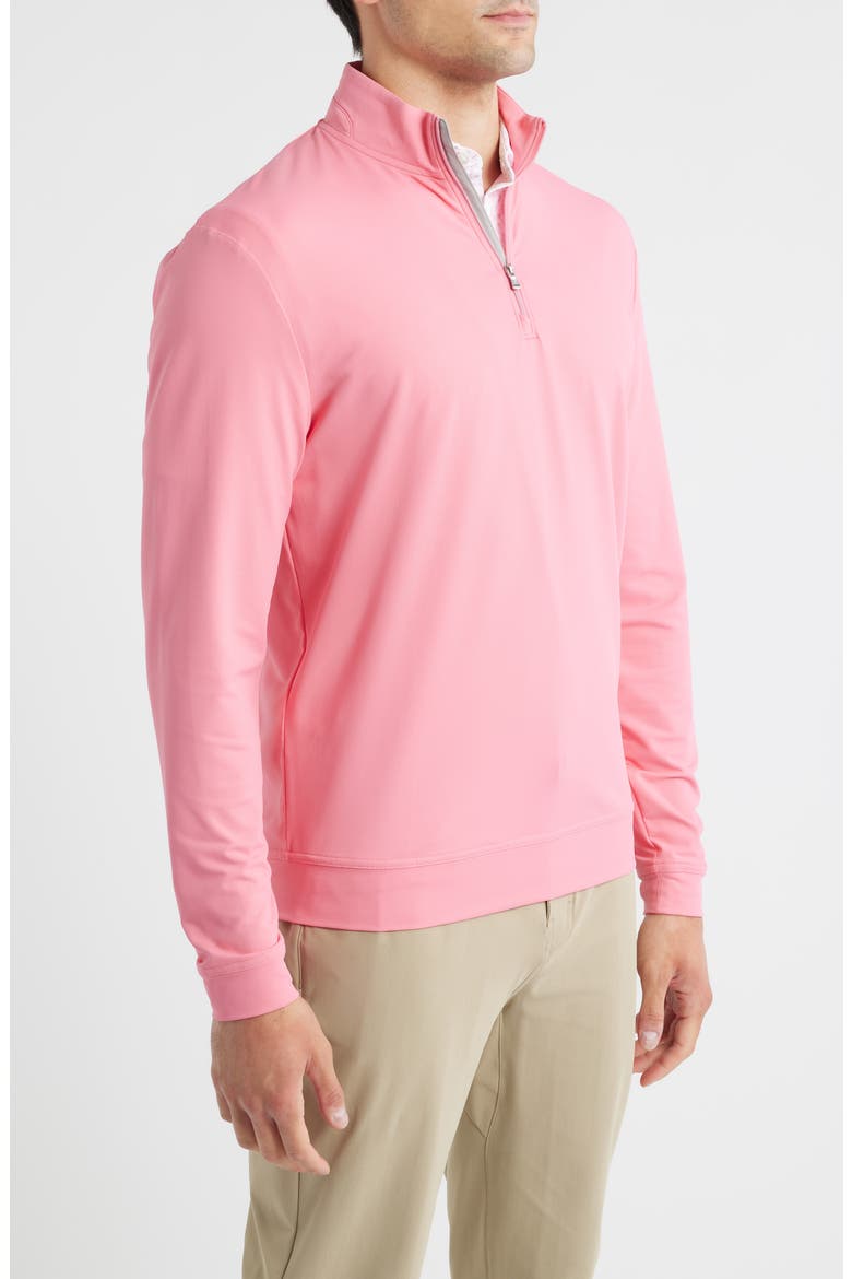 Motion Performance Quarter Zip Pullover, Alternate, color, PINK LEMONADE