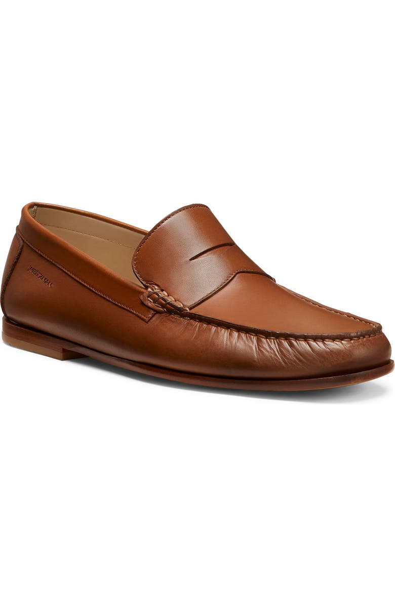 Stuart Weitzman Brady Penny Loafer, Main, color, Saddle Tan