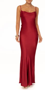 JLUXLABEL Down the Aisle Open Back Satin Gown