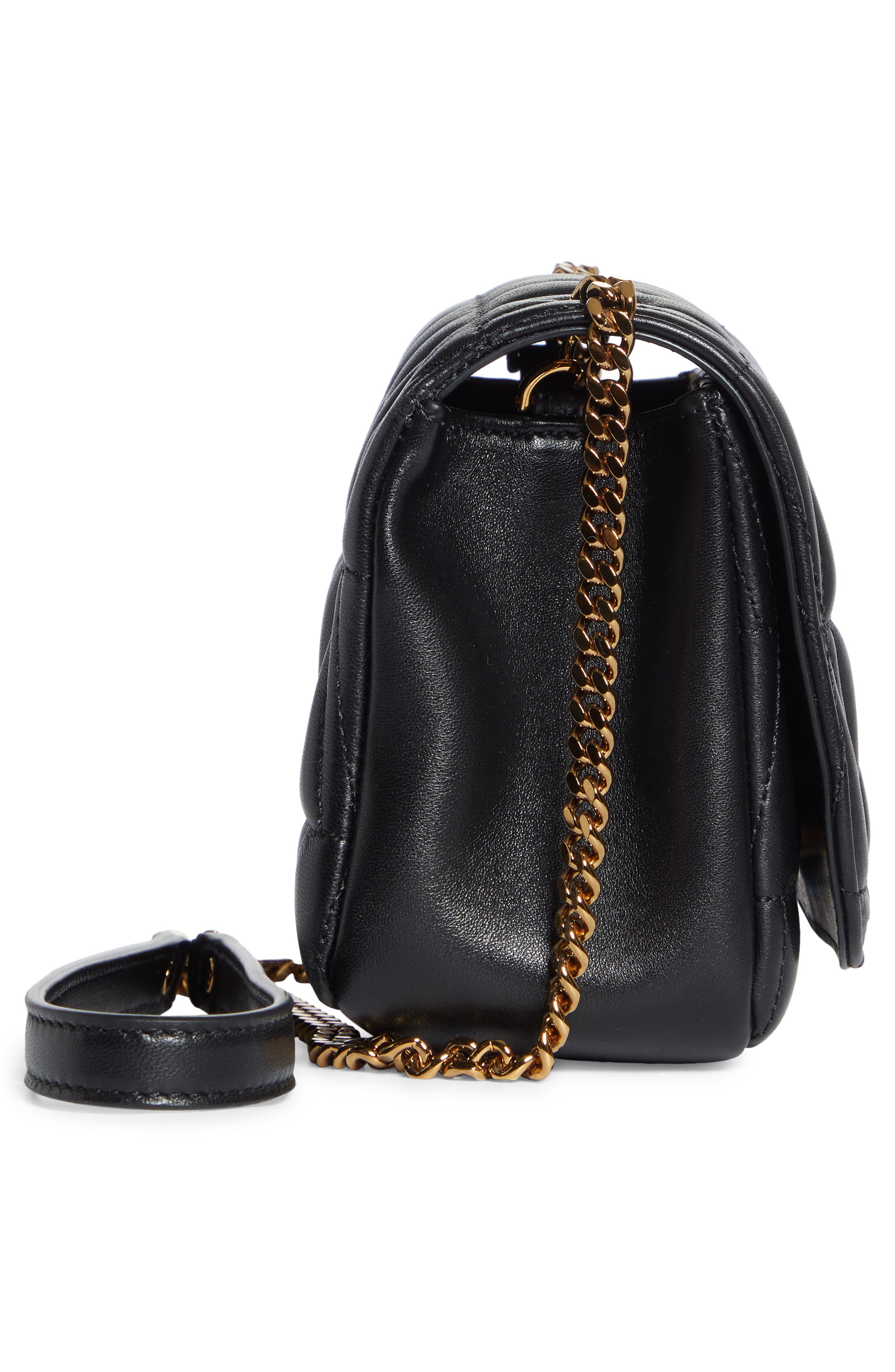 Versace Virtus Quilted Evening Bag, Alternate, color, 