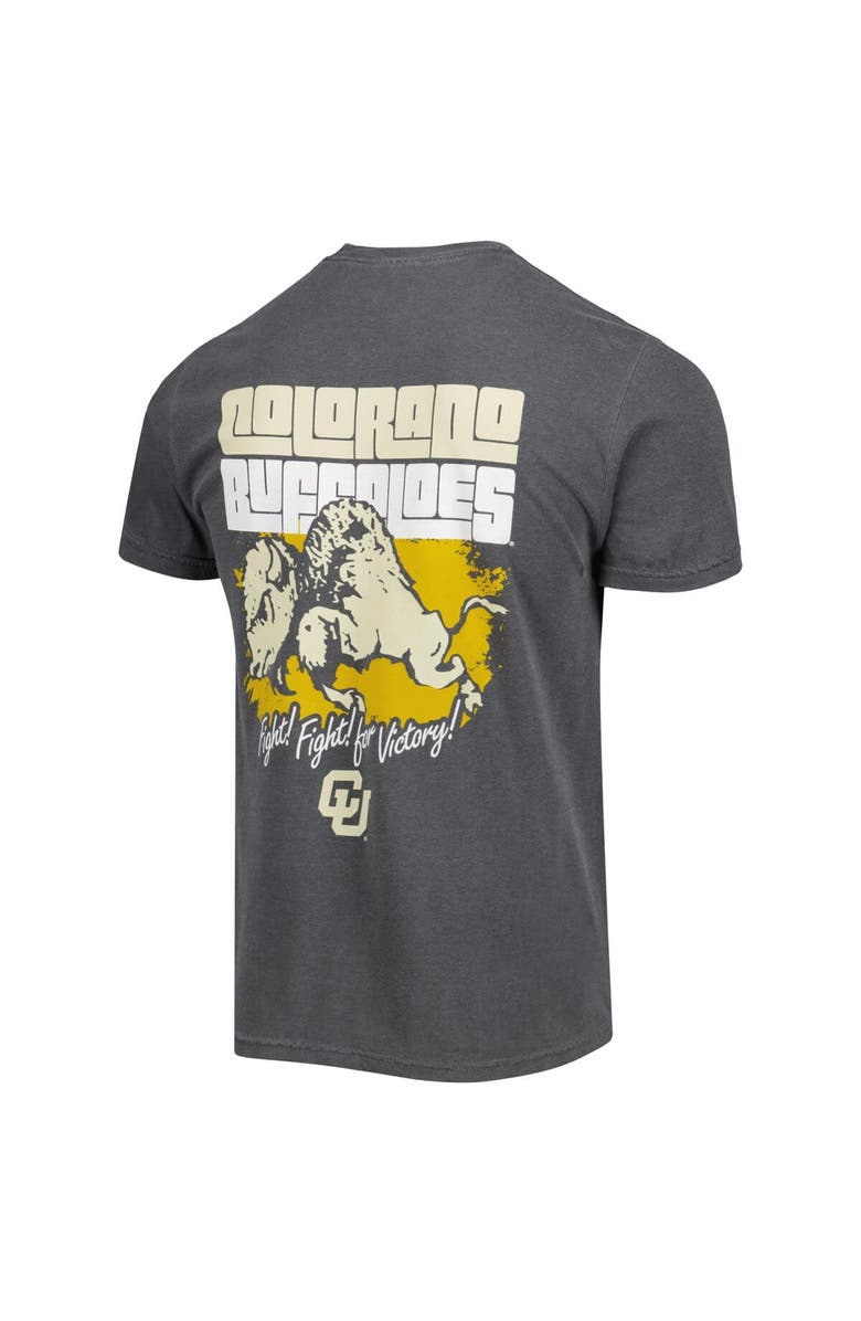 IMAGE ONE Men's Charcoal Colorado Buffaloes Hyperlocal T-Shirt, Alternate, color, Charcoal