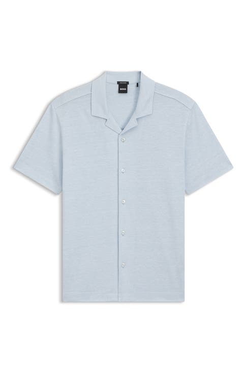 Powell Linen & Cotton Camp Shirt