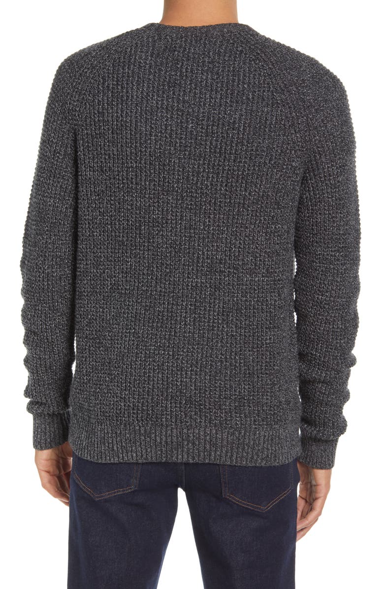 Treasure & Bond Waffle Texture Crewneck Sweater, Alternate, color, 