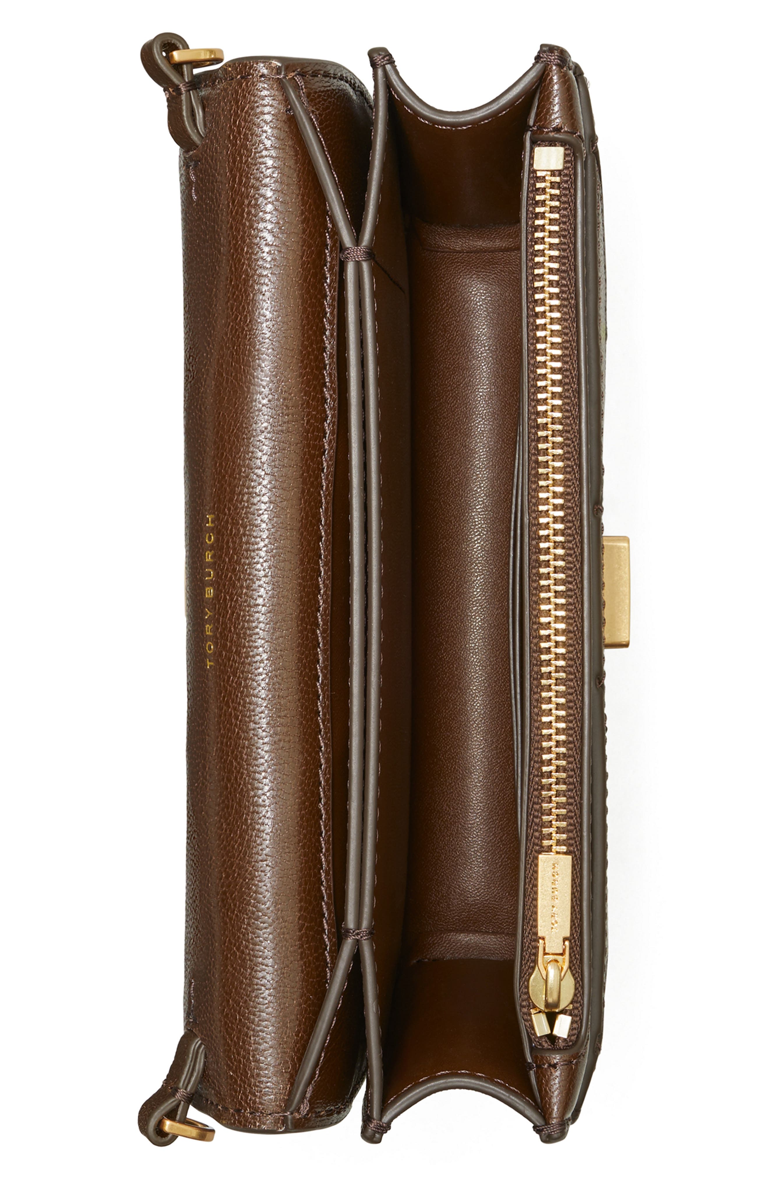 Tory Burch Eleanor Diamond Quilt Phone Crossbody Bag, Alternate, color, 