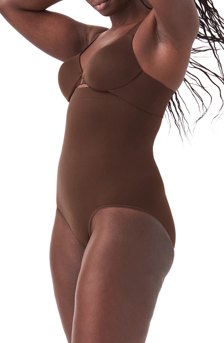 SPANX<sup>®</sup> SPANXsculpt<sup>™</sup> Seamless Power High-Waisted Brief, Alternate, color, Chestnut Brown