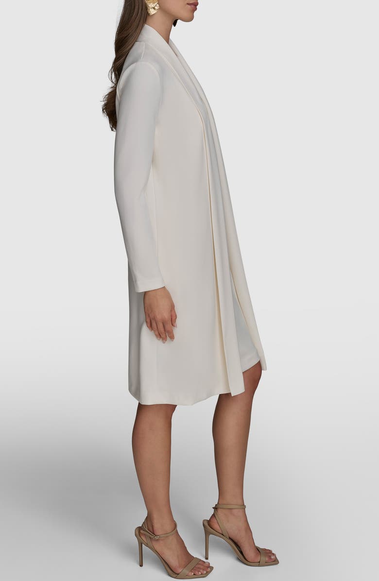 Donna Karan New York Chain Belt Detail Sheath Dress with Long Jacket, Alternate, color,