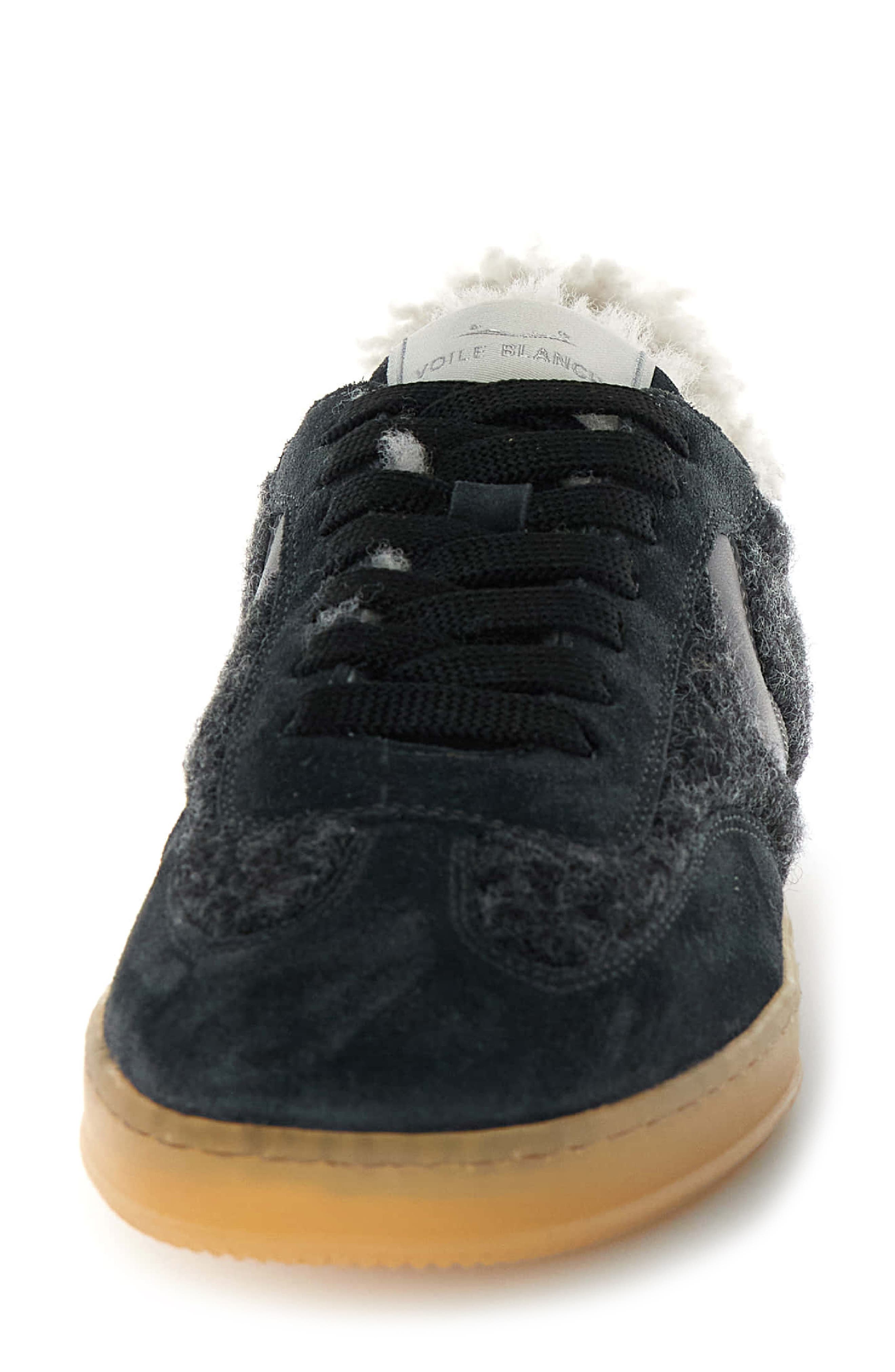 Olivia Court Wool Sneaker with Genuine Shearling Trim, Alternate, color, LIGHT/PASTEL GREY
