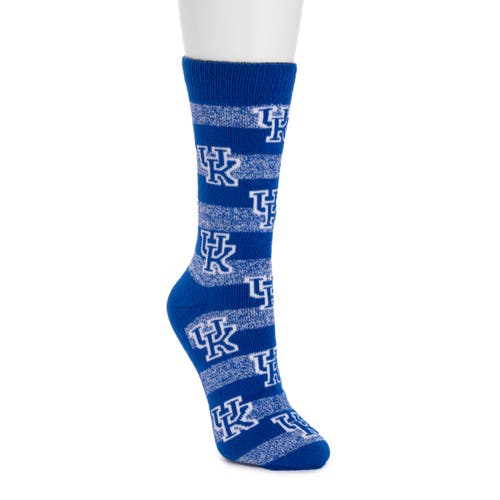 Muk Luks Gameday Terry Loop Socks In Blue