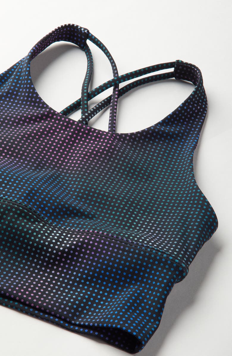 Zella Girl Kids' Strappy Back Sports Bra, Alternate, color, 