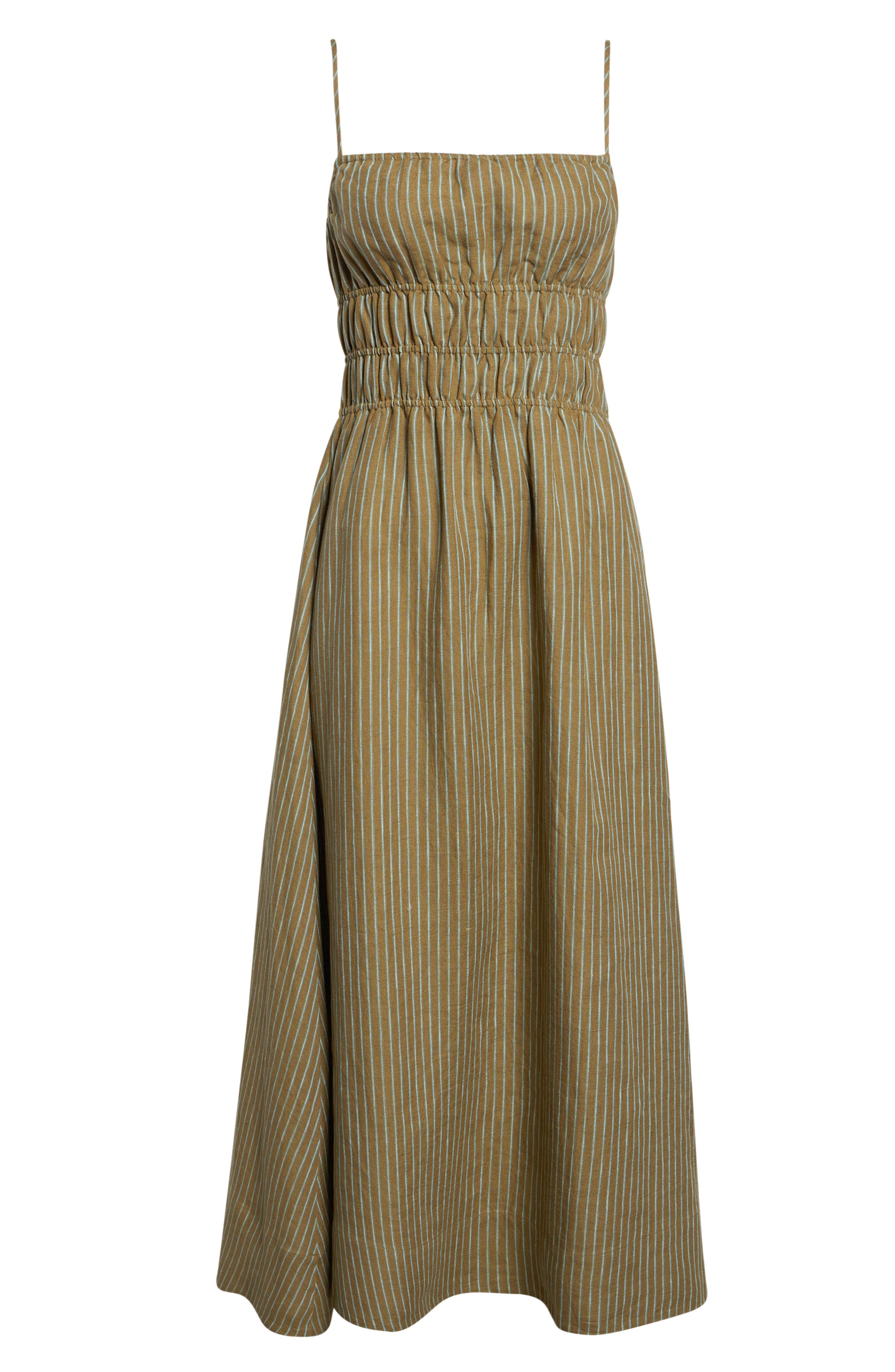 ayla midi dress Ayla Cotton Fit And Flare Midi Dress / White | MESHKI