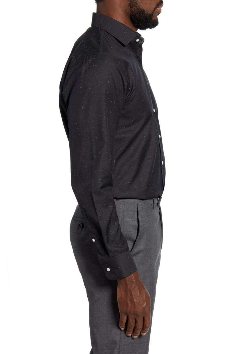 NORDSTROM MEN'S SHOP Trim Fit Non-Iron Solid Dress Shirt, Alternate, color, 