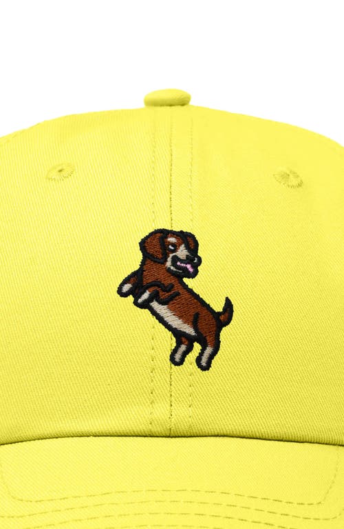 DALIX DALIX DACHSHUND EMBROIDERED DAD CAP